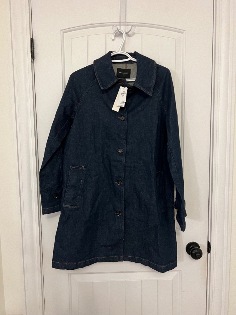 Banana Republic Dark Blue Denim Coat